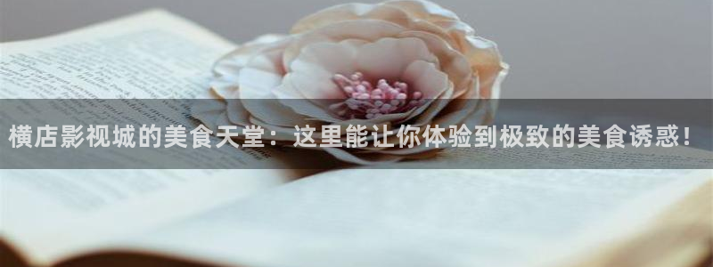 琪琪影院原网站：横店影视城的美食天堂：这里能让你体验到极致的美食诱惑！